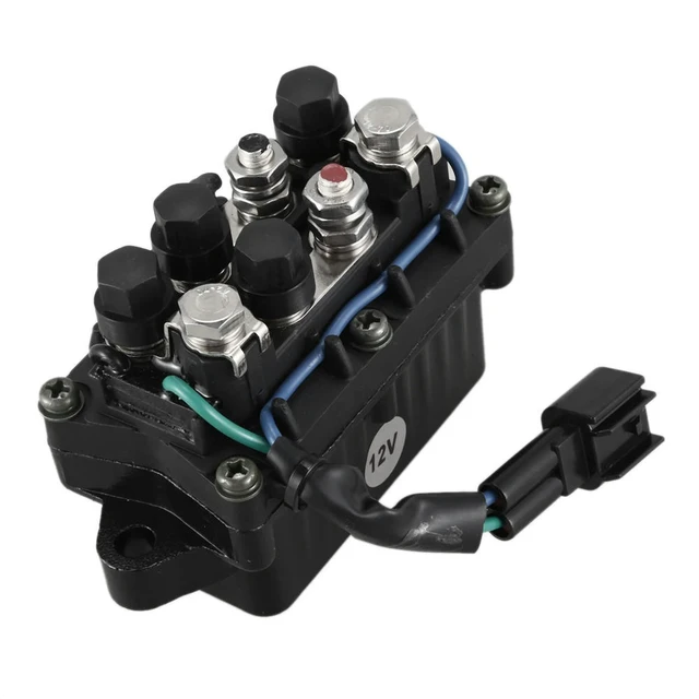 Alt view image 3 of 3 - 2X Relay Assy 63P-81950-00-00 For Outboard Motor 4 Stroke Engine F 20-250
