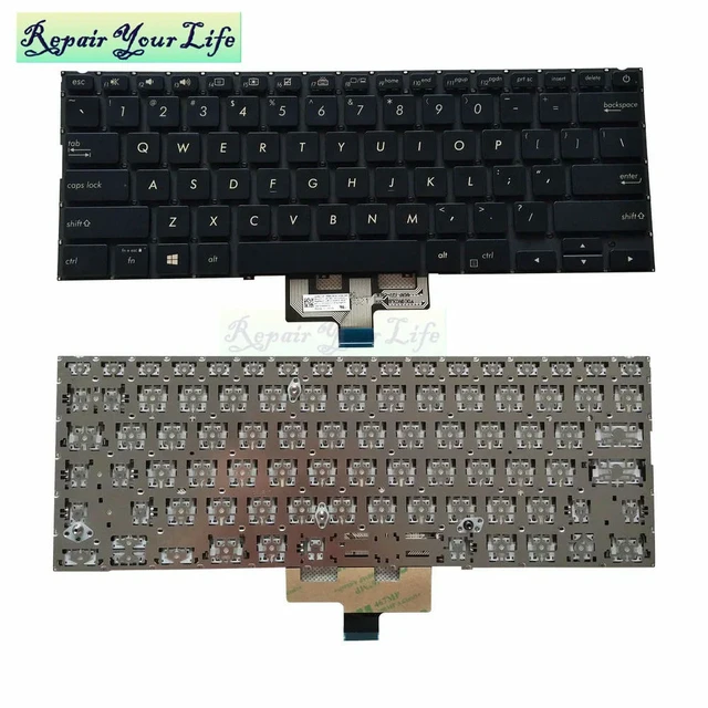Alt view image 2 of 3 - US English Keyboard Backlight For Zenbook UX433 UX433FN UX433FL FN UX433FA Notebook Backlit Keyboards Parts 0KN1-5Z1HE13