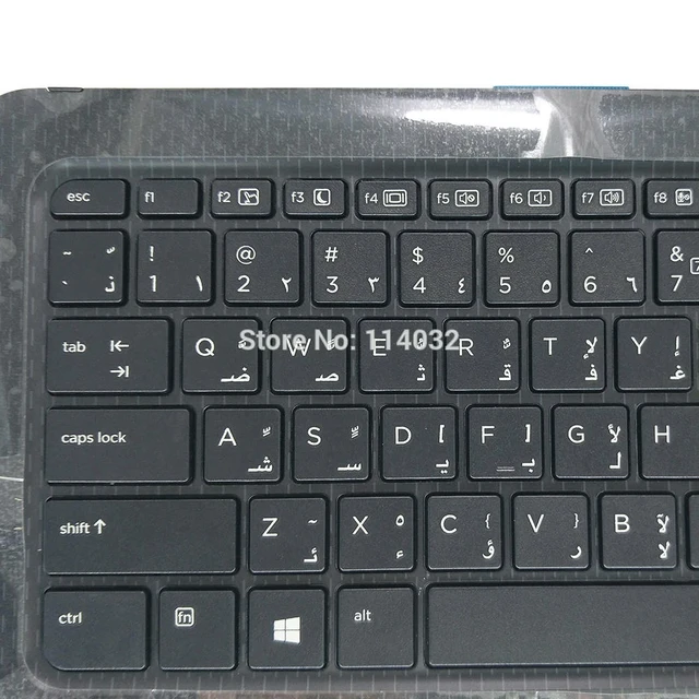 Alt view image 3 of 3 - AR laptop keyboard for Probook X360 11 G1 G2 EE AR Arabic black with Upper case 6070B1118402 6037B0129318 V148726BS1
