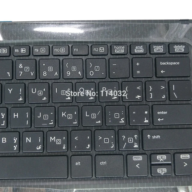 Alt view image 2 of 3 - AR laptop keyboard for Probook X360 11 G1 G2 EE AR Arabic black with Upper case 6070B1118402 6037B0129318 V148726BS1