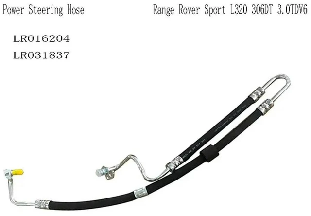 Alt view image 3 of 3 - LR016204 For Land Rover Range Rover Sport L320 306DT 3.0TDV6 LR031837 Power Steering Hose Booster Pump Oil Pipe