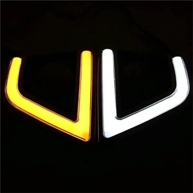 Main image of LED Front Fog Lights For Toyota Corolla 2014-2016 Accessories Daytime Running Light Turn Signal Lamp