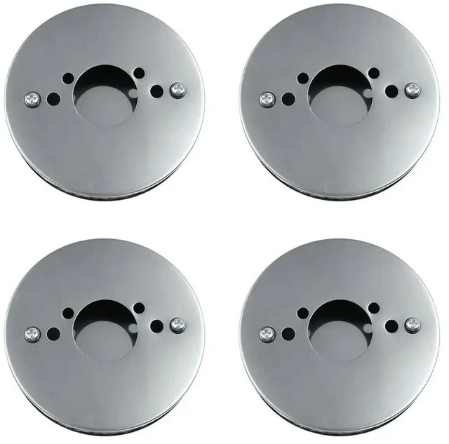 Main image of 4PCS Car Chrome Pancake High Air Flow Air Filter For All 1½ Inch SU HS4 Carburettors 14X3cm