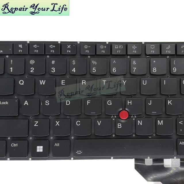Alt view image 3 of 3 - US Backlit Keyboard For ThinkPad E16 Gen 1 21JN USA English Laptop Keyboards Backlight SN21K54282 SN21K54208 PK132Y93B00