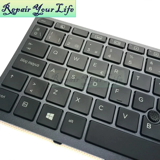 Alt view image 2 of 3 - 848311-B71 Backlit Spanish Keyboard for ZBOOK 15 G3 17 G3 Spain Notebook Keyboard with Backlight with Frame