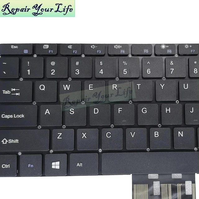 Alt view image 3 of 3 - MB2751007 US English Laptop Keyboard for Mini Laptop PC 11.6 Inch Notebook Keyboards YXT-NB93-141 MB2751007 PRIDE-K3938