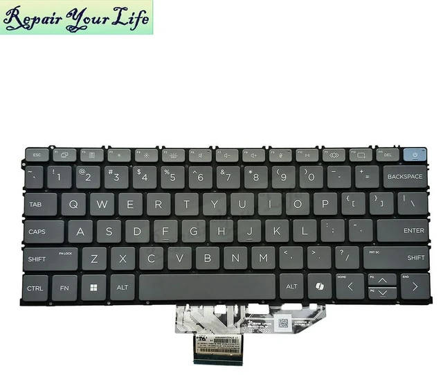 Main image of US English Backlit Keyboard For OmniBook X 14-FE 14-FE0013DX 14-FE0057NR Laptop Backlight Keyboards N90997-001 SG-B7700-XUA