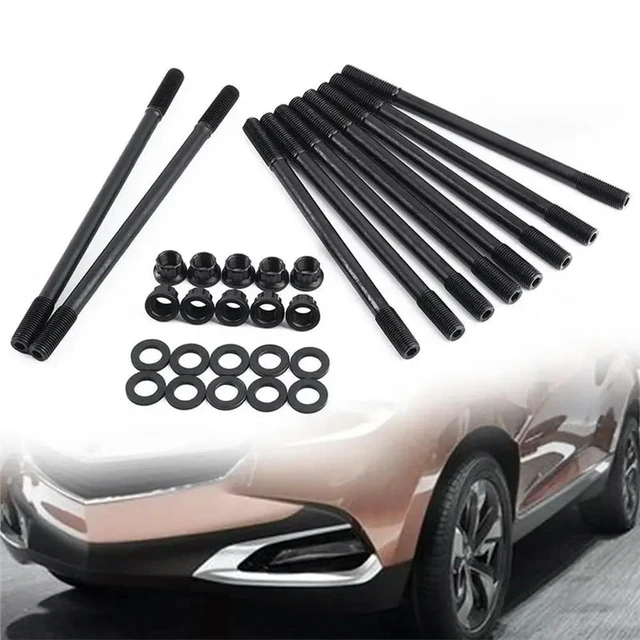 Alt view image 3 of 3 - Cylinder Head Stud Kit For Honda VTEC Car Accessories