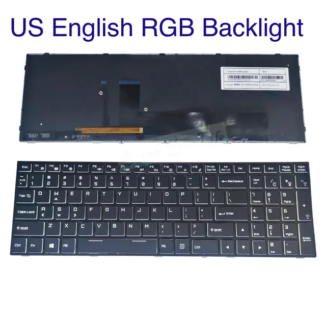 Alt view image 2 of 3 - US RGB Backlit Keyboard for Thunderobot ST-Pro ST Pro Pro-P1 Pro-P1A Pro-P1b P10, Clevo P650HS P650RS Sager NP8155 NP8156 NP8157