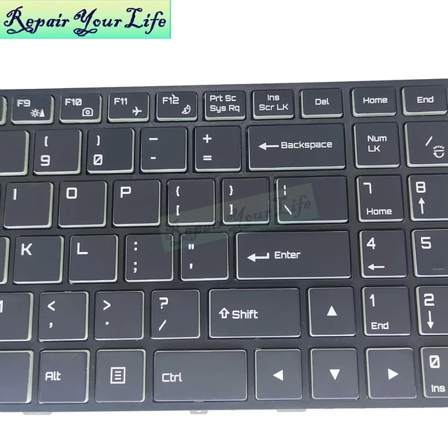 Alt view image 3 of 3 - US RGB Backlit Keyboard for Thunderobot ST-Pro ST Pro Pro-P1 Pro-P1A Pro-P1b P10, Clevo P650HS P650RS Sager NP8155 NP8156 NP8157