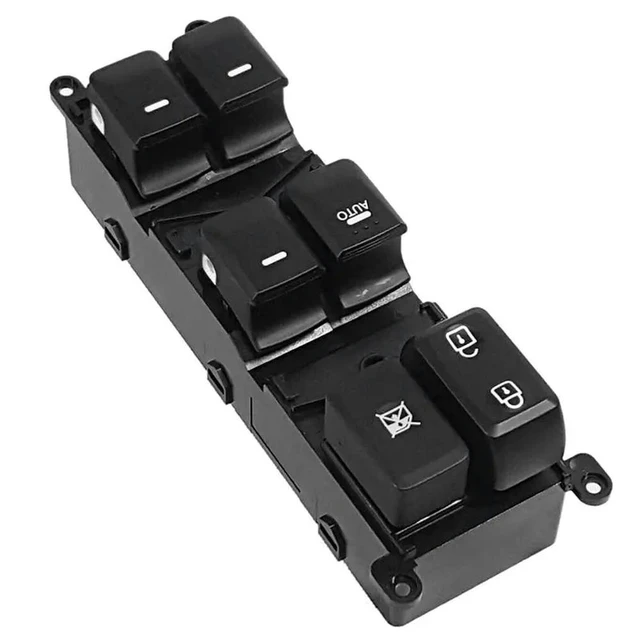Alt view image 3 of 3 - 5X Car Front Left Drive Side Power Window Control Switch Button For Kia Rio (4Door) 2012-2015 93570-1W155