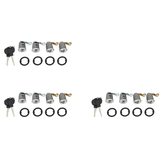 Alt view image 3 of 3 - 12Pcs Car Barrel Door Locks Keys Set 252522 9170.G3 For Partner Citr0en Xsara 1996 - 2007