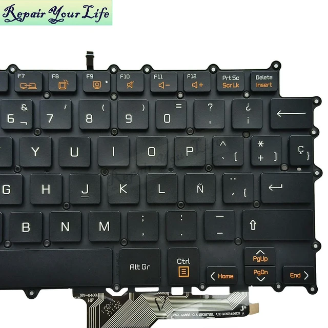 Alt view image 2 of 3 - Spanish Laptop Backlit Keyboard For Gram 13Z980 14Z980 14Z90N 14Z990 14T90N ES Spain Replacement Notebook Teclado SN3871BL