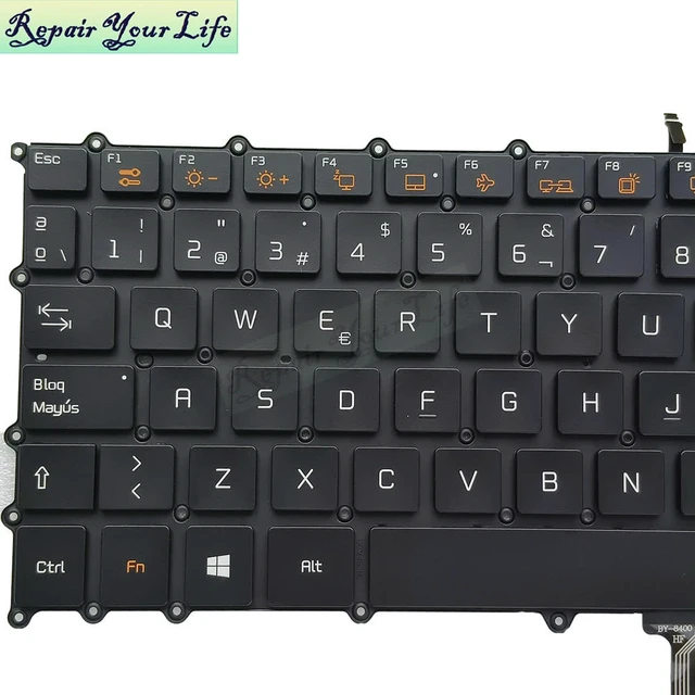 Alt view image 3 of 3 - Spanish Laptop Backlit Keyboard For Gram 13Z980 14Z980 14Z90N 14Z990 14T90N ES Spain Replacement Notebook Teclado SN3871BL