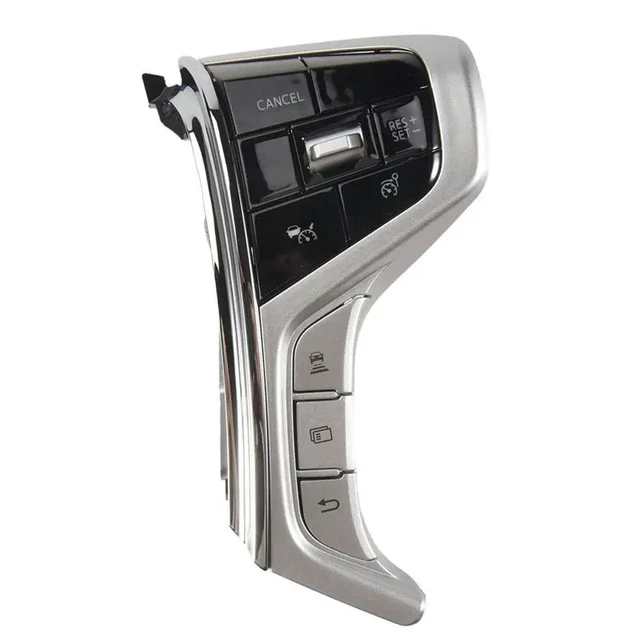 Alt view image 2 of 3 - Car Cruise Control Switch Steering Wheel Multimedia Audio Button For PAJERO SPORT 15-22 Outlander Delica L200