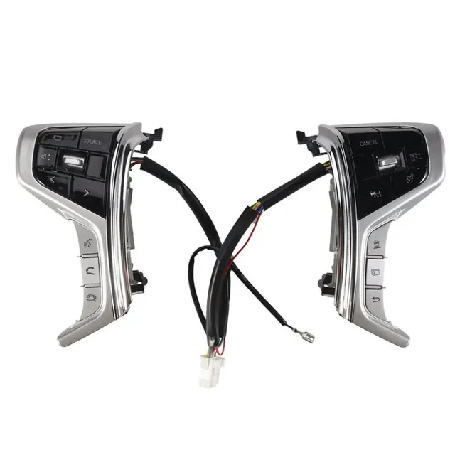 Alt view image 3 of 3 - Car Cruise Control Switch Steering Wheel Multimedia Audio Button For PAJERO SPORT 15-22 Outlander Delica L200