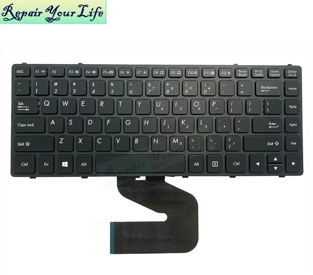 Main image of US English Laptop Keyboard For Getac S410 G1 G2 G3 Semi Rugged Notebook USA United States Keyboards Teclado CS603-C YXT-24-38