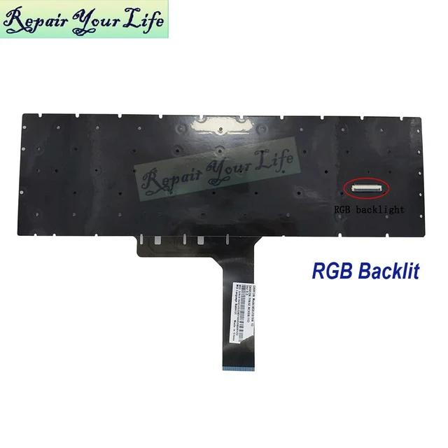 Alt view image 2 of 3 - RGB Backlit Spain Spanish Keyboard For GS75 GP75 GL75 GF75 GE75 GP65 GT76 MS-17E1 MS-17E2 Colorful Backlight Latin Keyboards