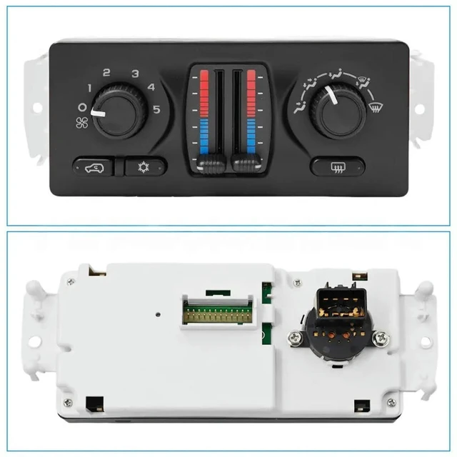Alt view image 2 of 3 - Air Conditioning Heater A/C Control Module Manual Climate Control 599210XD 599-210XD For Chevy GMC Cadillac Buick
