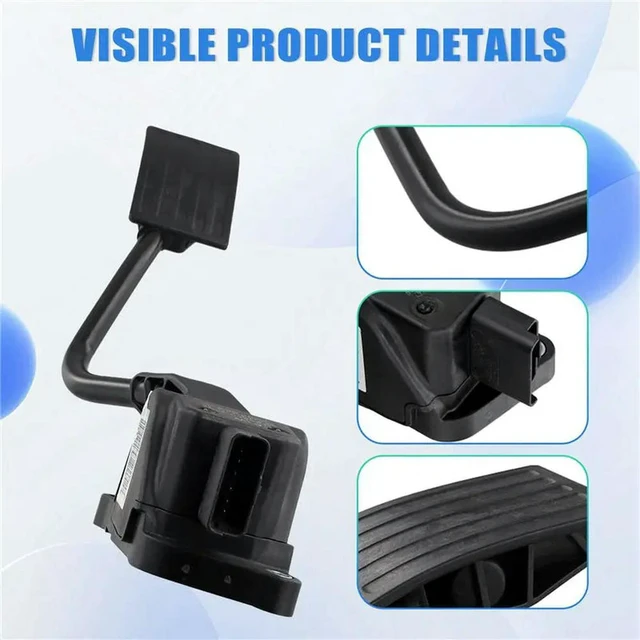 Alt view image 2 of 3 - 2X For 407 508 508 Citroen C5 (X7) C6 Car Accelerator Pedal Sensor 1601EP