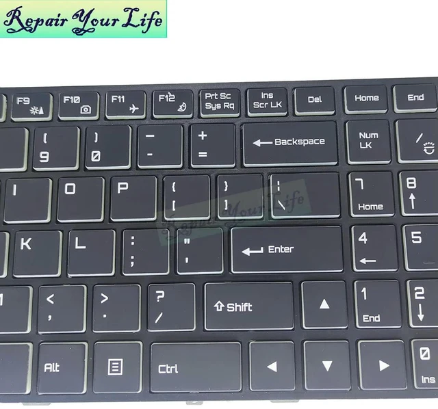 Alt view image 3 of 3 - US RGB Backlight Keyboard for Medion EX7847, Schenker XMG P507 P707, MD60269 MD60290 MD60425 MD60340 MD60342 MD60269