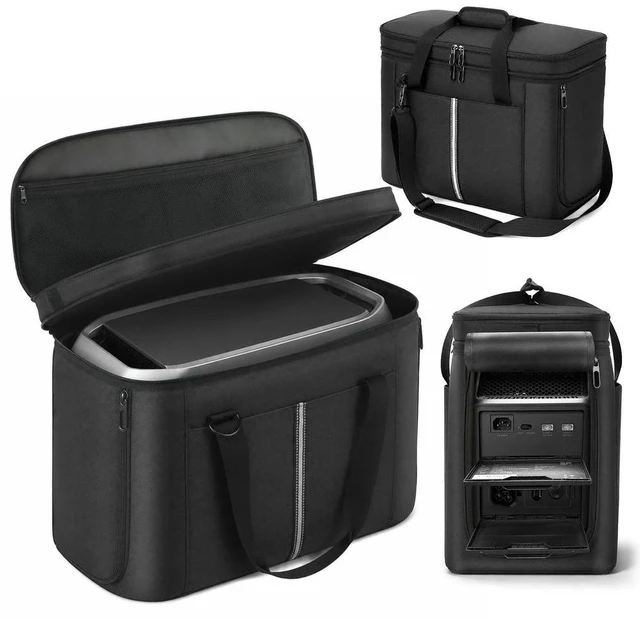 Alt view image 3 of 3 - Power Station Bag Fit for Ecoflow Delta 3 Max Plus/Delta 3 Max Crossbody Travel Bag for Road Trip & Emergency
