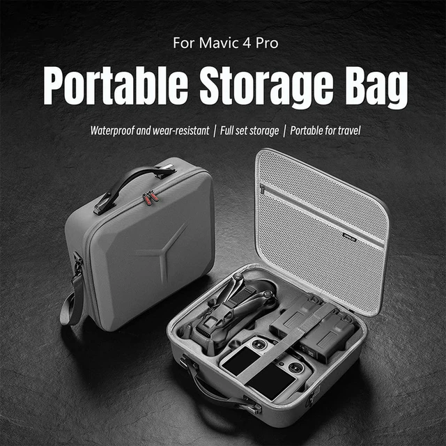 Alt view image 3 of 3 - Carrying Case Travel Shoulder Bag Handbag for Mavic 4 PRO and RC 2 Remote Control