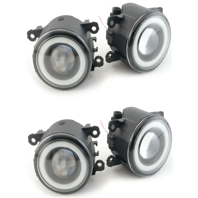 Alt view image 2 of 3 - 2Pair LED Fog Light Angel Eye Daytime Running Lights For Jimny 2018 2019 2020 JB43 Jimny 1998-2017 White