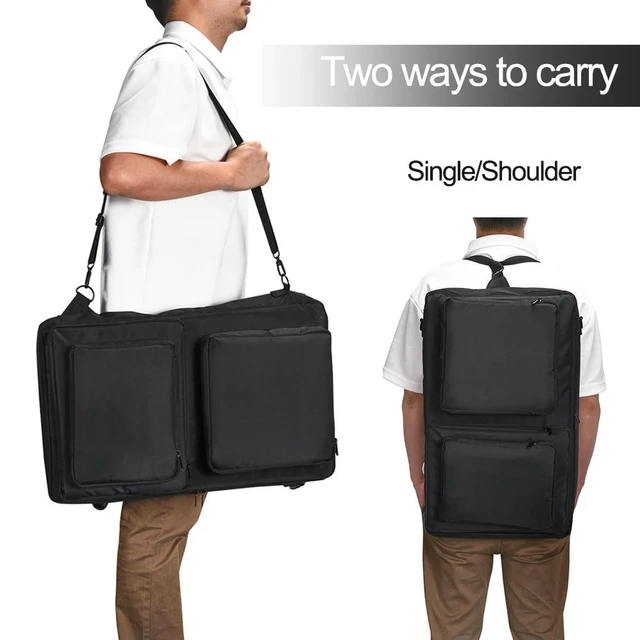 Alt view image 3 of 3 - DJ Controller Shoulder Bag Adjustable Shoulder Strap Travel Protective Bag DJ Gig Bag for Pioneer DDJ- SR2 2023/ DDJ- SR 1st Gen