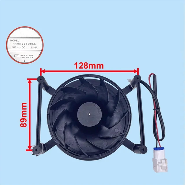 Main image of 1 PCS 110R037D055 Refrigerator Fan Motor Compatible for L G Refrigerator DC24V 0.14A Cooling Fan Motor Replacement Accessories
