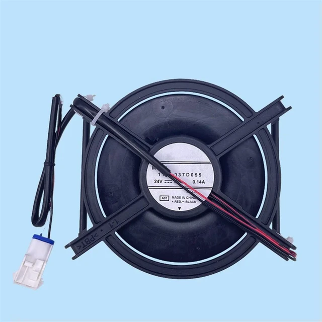 Alt view image 2 of 3 - 1 PCS 110R037D055 Refrigerator Fan Motor Compatible for L G Refrigerator DC24V 0.14A Cooling Fan Motor Replacement Accessories