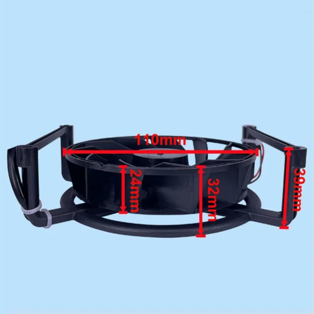 Alt view image 3 of 3 - 1 PCS 110R037D055 Refrigerator Fan Motor Compatible for L G Refrigerator DC24V 0.14A Cooling Fan Motor Replacement Accessories