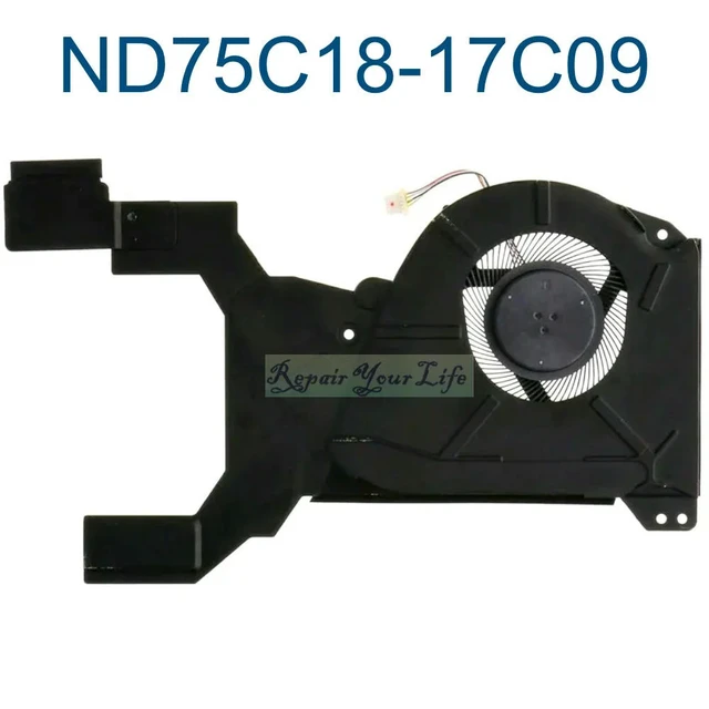 Alt view image 2 of 3 - Laptop Cooling Fan for ROG Zephyrus GX501 GX501V GX501VI GX501VSK ND75C18-17C09 Notebook PC VGA Cooler Radiator CPU GPU 5V