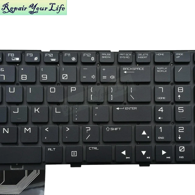 Alt view image 2 of 3 - V6387C US English RGB Backlit Keyboard D0K-V6387C DOK-V6387C NB-17-6387C-10-B0-US Laptop Keyboards/Teclado Colorful Backlight