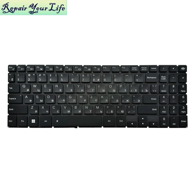Main image of V6707B-BLM RU Keyboard Backlit For Infinix InBook Y3 Max YL613 YL61A5 Y3H YL613H Russian Notebook Teclado Backlight 6707B-D0K