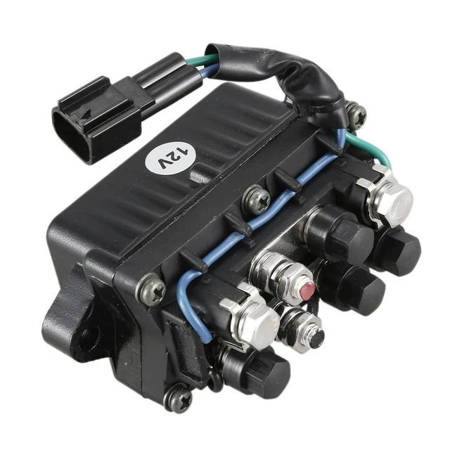 Alt view image 2 of 3 - 3X Relay Assy 63P-81950-00-00 For Outboard Motor 4 Stroke Engine F 20-250