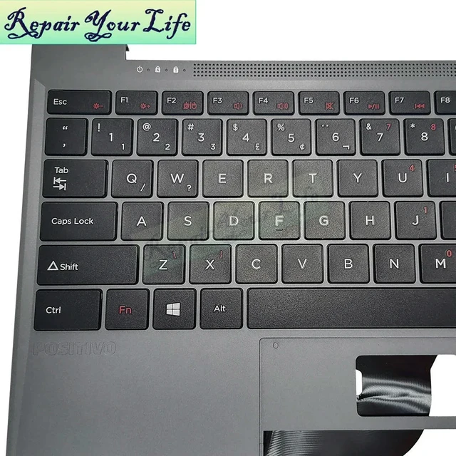 Alt view image 2 of 3 - PT-BR Brazil Keyboard/teclado C Shell for Posltivo Notebook MOTION C464D Brazilian Portuguese Palmrest Keyboards 181205-B1419