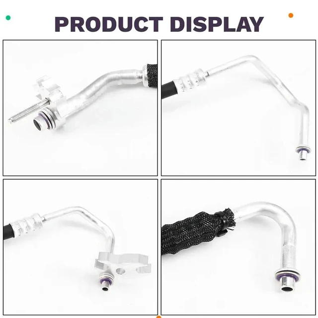 Alt view image 3 of 3 - Cooling Pipes(5 Set) For Tesla Model Y 1Srt Air Conditioning Compressor Part Numbers 1626680-00-D 1625909-00-C 1625909-00-E