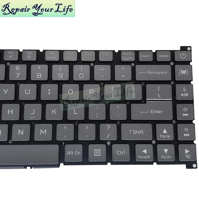 Alt view image 2 of 3 - US RGB Backlit Keyboard for PT516-52s-99EL -73YD 73DC PREDATOR TRITON 500 SE Gaming Laptop Keyboard English SG04P_P12E3L