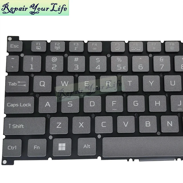 Alt view image 3 of 3 - US RGB Backlit Keyboard for PT516-52s-99EL -73YD 73DC PREDATOR TRITON 500 SE Gaming Laptop Keyboard English SG04P_P12E3L