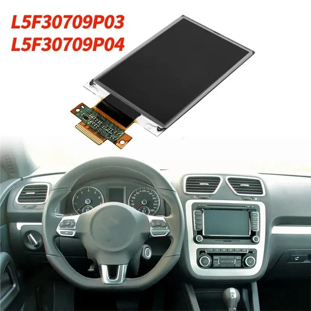 Alt view image 2 of 3 - VDO Instrument Display 3.5" Screen For Seat Altea 09-15 VW Passat Skoda L5F30709P04 L5F30709P03 LCD Display Cluster