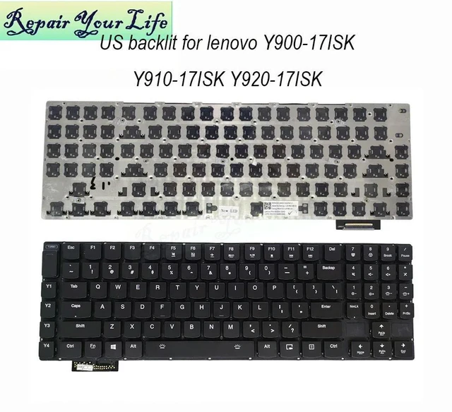 Main image of US RGB Backlight Keyboard For Y900-17ISK Y910-17ISK Y920-17IK K7221-US Laptop Gaming Colorful Backlit Keyboards
