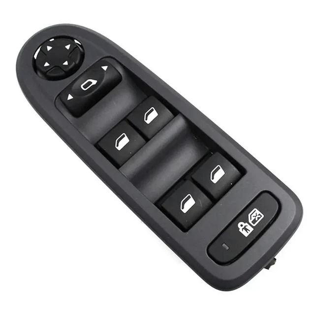 Alt view image 3 of 3 - 2X 98054508ZD Electric Power Master Window Switch For 308 508 Citroen C5 2007-2013 96644915XT 98053439 96644915