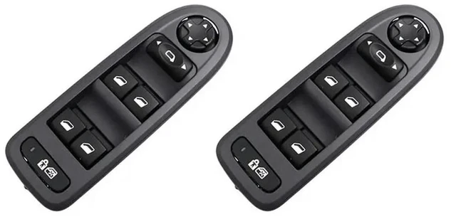 Main image of 2X 98054508ZD Electric Power Master Window Switch For 308 508 Citroen C5 2007-2013 96644915XT 98053439 96644915