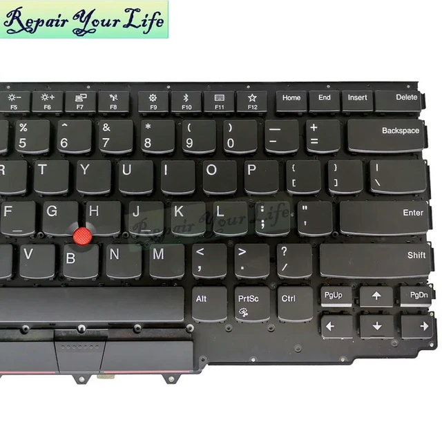 Alt view image 3 of 3 - US English Keyboards for ThinkPad X1 Yoga 2nd Gen 2 3rd Gen 3 YOGA X1 SM10P95359 RVWV-84US Trackpoint Keyboard Backlight
