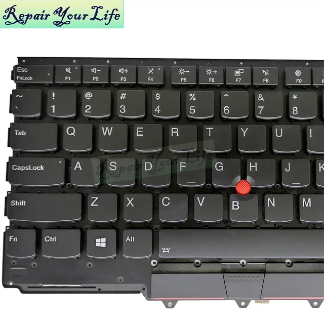 Alt view image 2 of 3 - US English Keyboards for ThinkPad X1 Yoga 2nd Gen 2 3rd Gen 3 YOGA X1 SM10P95359 RVWV-84US Trackpoint Keyboard Backlight