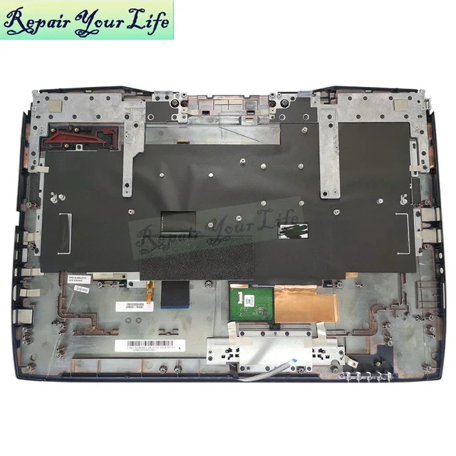 Alt view image 2 of 3 - Latin Keyboard Palmrest Backlight for ROG G701 G701V G701VO G701VI G701VIK Laptop Keyboards 13N0-SDA0421 13NB09D0AP0321