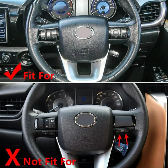 Alt view image 2 of 3 - 2X Audio Mode Control Switch Multifunctional Steering Wheel 84250-0E120 For Toyota Hilux Revo Rocco Fortuner 2015-2020