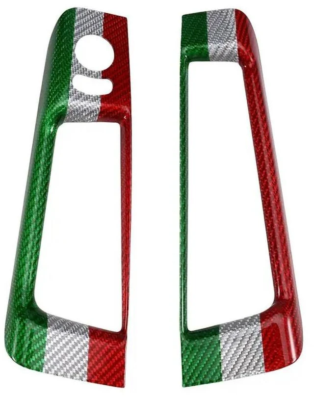 Main image of Carbon Fiber Sticker Car Rearview Mirror Adjustment Switch Trim For Fiat 500 Abarth 595 695 2012-2024 RHD