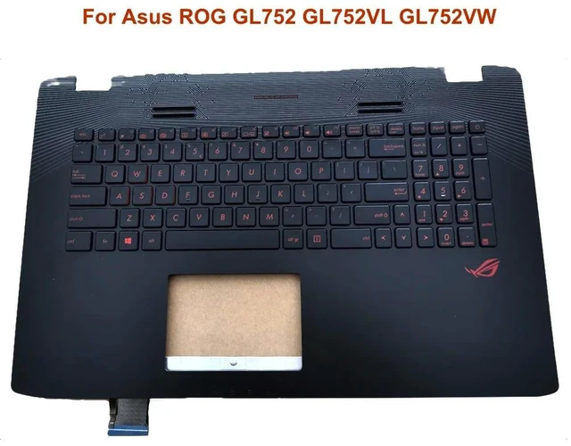 Main image of US UI Backlit Keyboard Palmrest For ROG GL752 GL752V GL752VL GL752VW GL752VWM PC Keyboards C shell TopCase 13NB0941AP0301